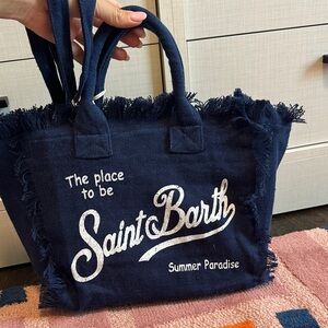 MC2 colette linen 61 blue Navy bag